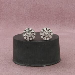 zales sterling silver diamond accent stud earrings